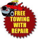 Free Towing Service w/ Major Repairs Free Towing Service w/ Major Repairs